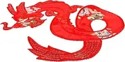 FONDOTIN Dragon Applique Patch for Clothing Dragon Embroidered Decor Sew Patches for Fashion DIY Garment Decoration Repair Durable Cloth Material Effortless Application
