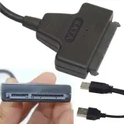 SATA 7+15 22 Pin to USB 2.0 Adapter Cable For 2.5 HDD Laptop Hard Disk Drive
