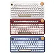 AZIO White Blossom, Blue Iris, Baroque Rose Wireless Mechanical Keyboard