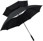 Large Golf Umbrella with Vented Canopy for Outdoor Use, Automatic Open for Family and Travel