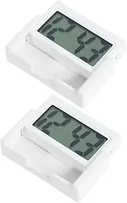 CHICAMPERA 2pcs Small Digital Clock for Car Dashboard Minimalist Quiet Desktop Clock Compact Stylish and Creative for Students