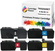A Set BCMY Non-Genuine Toner Cartridge for Kyocera TK-5244 TK5244K TK5244C TK5244M TK5244Y (4,000/3,000 (B/CMY) Pages) for M5526CDN M5526CDW P5026CDN P5026CDW