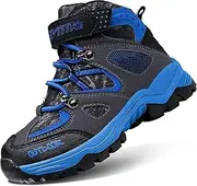 [ASHION] Boys' Winter Shoes Children's Mid Snow Boots Lined Winter Boots Hiking Shoes Trekking Cotton Shoes Warm Hiking Boots