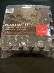 BeMax Gym Flooring Interlocking Sot Foam Mat 18 Piece Tiles Eva Foam