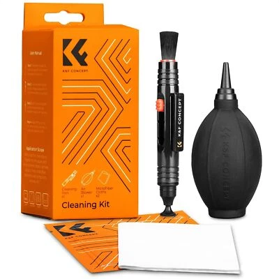 K&F Concept Camera Cleaning Kit Air Blower Lens Pens Full Frame for Canon/Nikon
