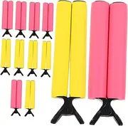 WRITWAA 12pcs Insulation Clip Barbershop Hair Styling Supply Insulation Hair Roller Ponytail Perm Hairdressing Styling Tool Roller Perm Curlers Sponge Curling Rod Hairdressing Curlers Abs