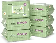 480 Count Flushable Wipes Easy to Flush Wet Wipes for Sensitive Skin 100% Plant-Based Powerful Cleaning Natural Formula Portable Moist Toilet Paper Biodegradable Moist Tissues (Pack of 6)
