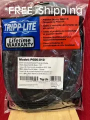 1 Tripp-Lite P606-010 Gold Parallel Printer A-B Cable 10 ft male/male (NIP)