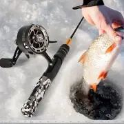 3.2:1 Gear Ratio 3+1 bearing Inline Ice Fishing Reel with Magnetic Drop SystemaP