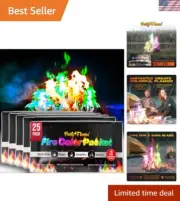 Magical Flames Fire Color Changing Packets for Campfires, Fire Pit, Outdoor Fire