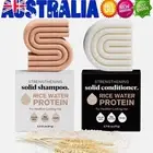 2pcs Strengthening Hair Shampoo & Conditioner Bar Soap with Rice Water Protein