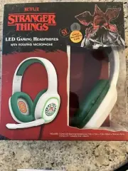 Stranger Things LED Gaming headphones RARE HAWKINS HS. Unopened.