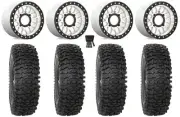 KMC Grenade Bdlk 15" Wheels Mh +10mm 33" RC500S Sticky Tires Ranger XP 9/1K
