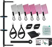Pilates Kit for Home Workouts, Pilates Bar Kit - Pilates Kit for Home Workouts with Resistance Bands | Portable Fitness Equipment from Pilates Bar Kit