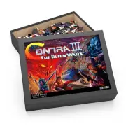 Contra 3 The Alien Wars SNES 90s Nostalgic Cover Art Puzzle 252, 500-Piece