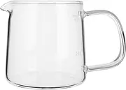 Borosilicate Glass Coffee Carafe Drip Coffee Pot for Hand Brewed Elegant Heat Resistant Design for Home Gatherings and Use