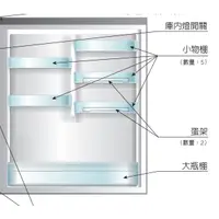 在飛比找蝦皮購物優惠-Panasonic NR-C619NHGS 大瓶棚 小物棚 