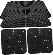 BESPORTBLE 4pcs Chicken Nest Mat Chicken Nesting Liners Nest Pads for Chicken Washable Nesting Pads for Chickens Chicken Nest Protective Mats Egg Laying Nest Pads Cage Liner Silica Gel Black