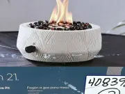 NEW Origin 21/10000-BTU Portable Tabletop Composite Propane Gas Fire Pit 11 "W