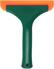 HARFINGTON Squeegee 6 Inch Length Auto Water Blade Shower Squeegee with Non-Slip Handle for Windshield Window Cleaner Glass Door, Deep Green