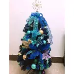 藍色夢幻聖誕樹🎄只用三次 二手 保持良好 聖誕節 聖誕 交換禮物 現貨 限台中面交 耶誕節 耶誕樹