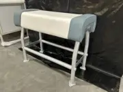Relaxn Centre Console Leaning with Cushion, White and Grey, Boat Leaning Post