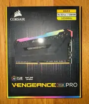 Corsair Vengeance RGB Pro 128GB (4x32GB) DDR4 3200MHz (PC4-25600) C16 RAM New