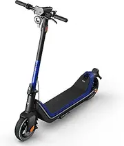 NIU KQi3 Sport Electric Scooter for Adults - 300W Power, 25 Miles Long-Range, 10'' Tubeless Fat Tire, Dual Brakes, 250lbs Weight Capacity, Portable Folding E-Scooter for Commuting, Blue