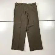 Dockers Pants Mens 38x30 Brown Classic Fit Plush Twill Flat Front Chino