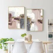 Pink Blush 2 sets Canvas Wall Art
