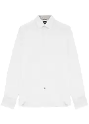 Boss Linen-blend Shirt - White - 39 (C15.5 / M) 39 (C15.5 / M)