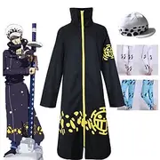 One Piece Trafalgar Law Anime Pants Cosplay Costume Cloak Cosplay Suits Pants Cloak Hat For Men's Adults'