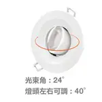 (保固+發票)歐司朗 星皓 LED 投射崁燈 9.5CM 7W (白光/黃光/自然光) 24° 全電壓