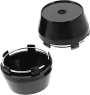 MUELODSIC 2pcs Weather Resistant Wheel Center Caps Easy Installation Hub Covers for Cars Fit Durable Material for Custom Vehicle Enhancement