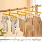 Non-slip Sock Laundry Airer Hanger Plastic Underwear Socks Holder Bathroom