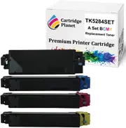 A Set BCMY Non-Genuine Toner Cartridge for Kyocera TK-5284 TK5284K TK5284C TK5284M TK5284Y (13,000/11,000 (B/CMY) Pages) for M6635CIDN P6235CDN