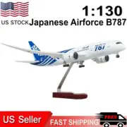1/130 Japanese Airforce Boeing B787 Airplane Model LED 43cm Passanger Aircraft