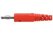 CONNECTOR, Banana, PLUG, 32A, RED, SCREW, Banana Test Connectors, FK 8 S NI / RT