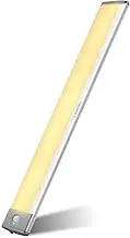 LEPOTEC Under Cabinet Lighting,54 LED Motion Sensor Light Wireless USB Rechargeable Energy Saving Light,Under Cabinet Lighting for Indoor Wardrobe,Cabinet,Cupboard（Warm Light）