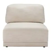 [James Lane] Amelia Armless Chair Module Isla Sea Pearl