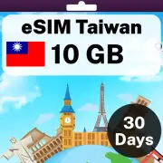 eSIM Taiwan - 10 GB - 30 Days - Travel eSIM | QR code activation