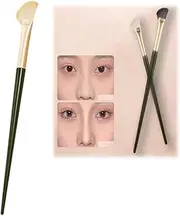 Nose Shadow Brush,Nose Contour Brush Set,Angled Contour Makeup Brush,Half Fan-Shape Nose Shadow Brush, Angled Concealer Brush,Highlighter Brush for Blending Liquid Cream Powder Cosmetics
