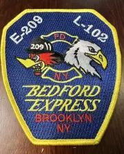 New York City Fire Dept. Engine 209 Ladder 102 Patch-Rare Collectible