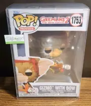 Funko Pop Movies Gremlins 2 Gizmo with Bow #1753 With Protector