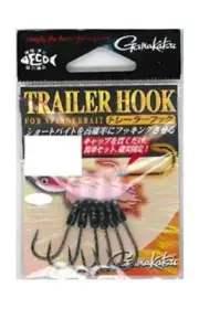 (Gamakatsu) Trailer hook (black) 6 NEW,From Japan,free shipping