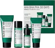 SOME BY MI AHA BHA PHA 30 Days Miracle AC SOS Kit, 4 Count (Pack of 1)