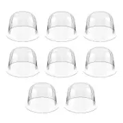 unbrand Plastic Hat Stands Freestanding Hat Rack compatible with Hat Owners Hat Display White 8Pcs