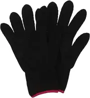 HONMEET Thermal Gloves for Hair Styling Heat Resistant Mitts Curling Wand Glove Barber Shop Black