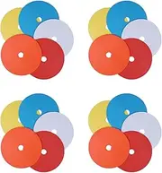 40Pack Flat Disc Markers Non- Spots Markers Football Basketball Sports Speed Agility Training Markers