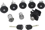 Complete Lock Set Ignition Switch Left Right Door Lock Trunk Lock Fit for Ford Transit Connect MK6 2000-2006